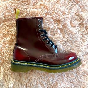 Burgundy Patent Dr Martens